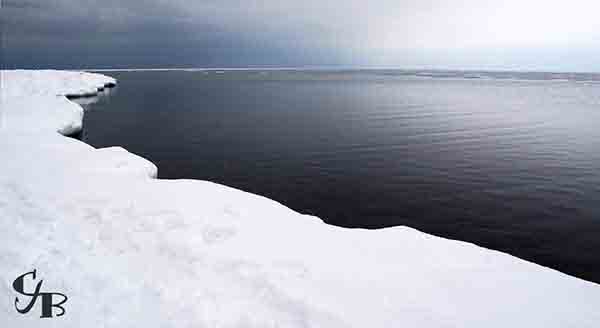 Photo: Winter on Lake Superior. Photo by Chris J. Benson