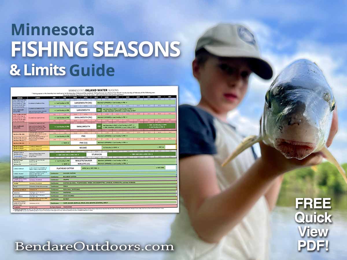 Fishing seasons and limits guide | Bendare Outdoors