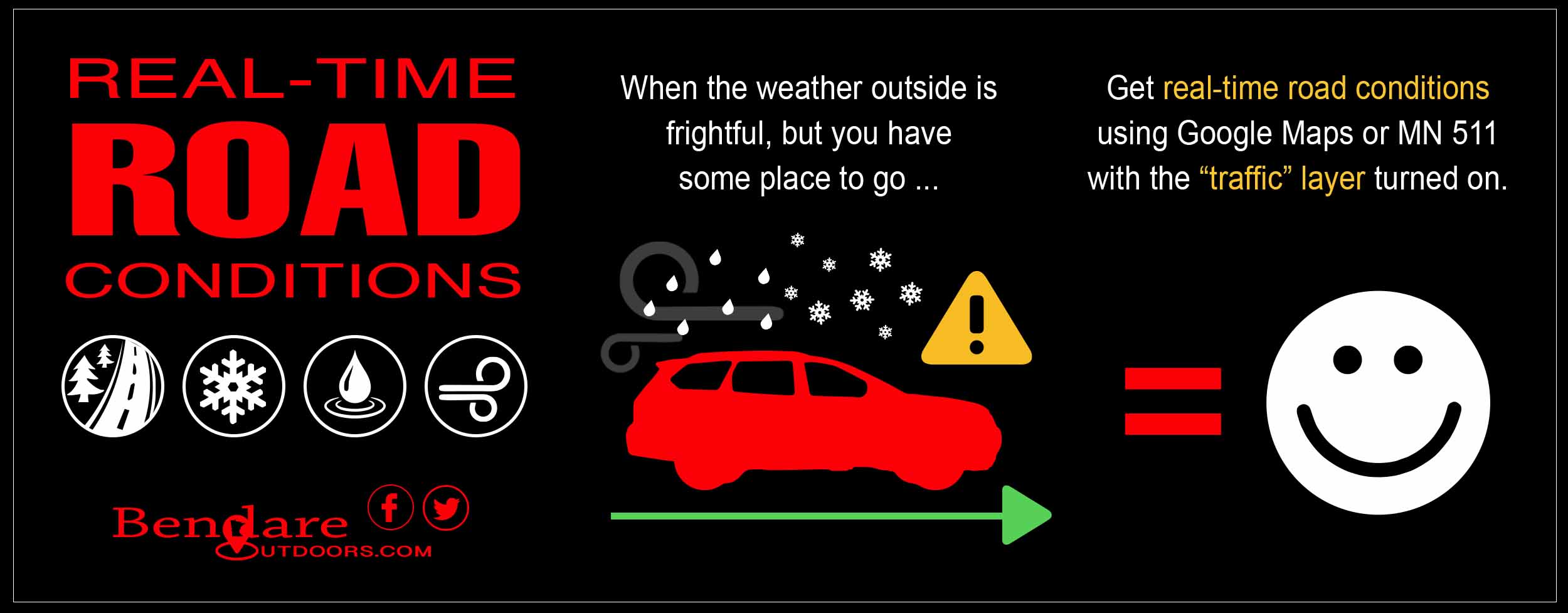 Real-Time Road Conditions Using the Traffic Layer  News  Bendare Outdoors  Have you bendare 