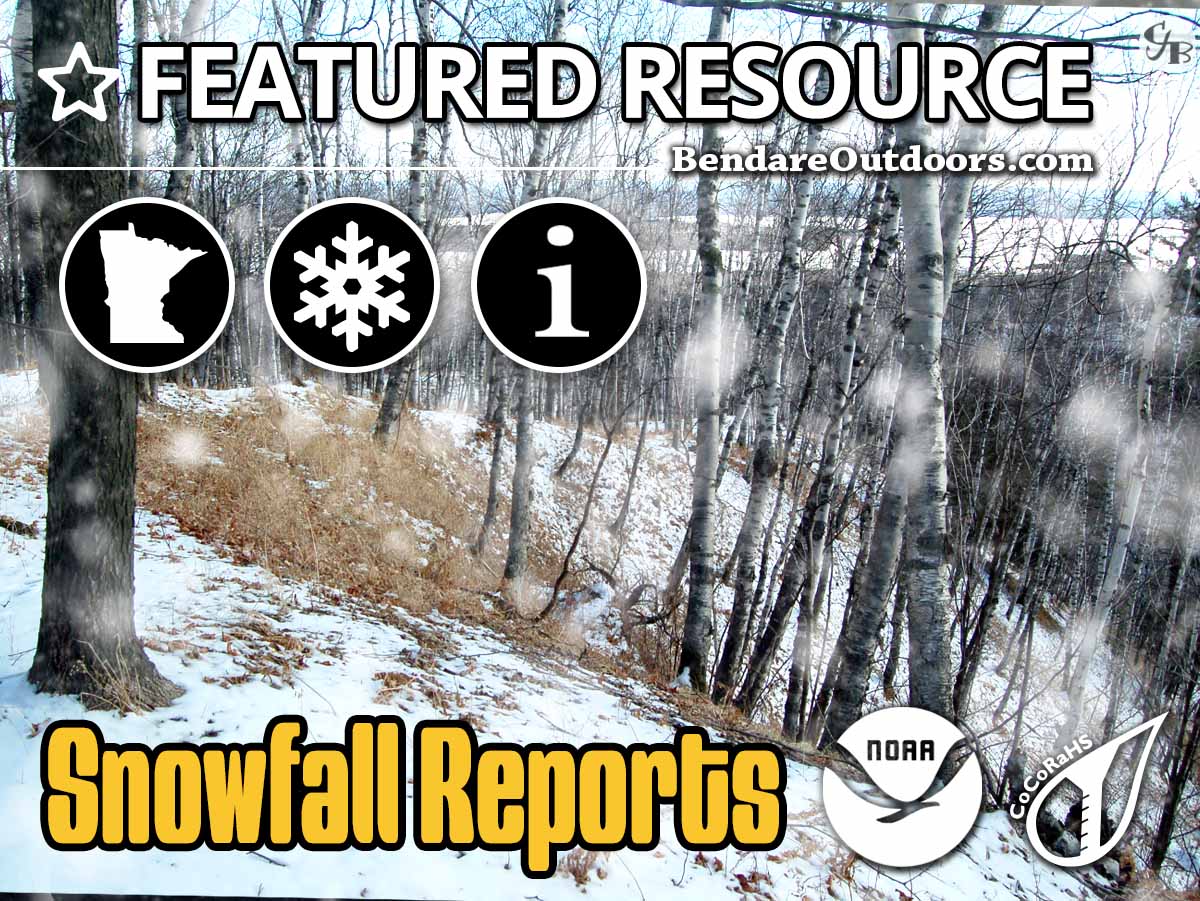 FEATURED MINNESOTA RESOURCE: Snowfall Reports