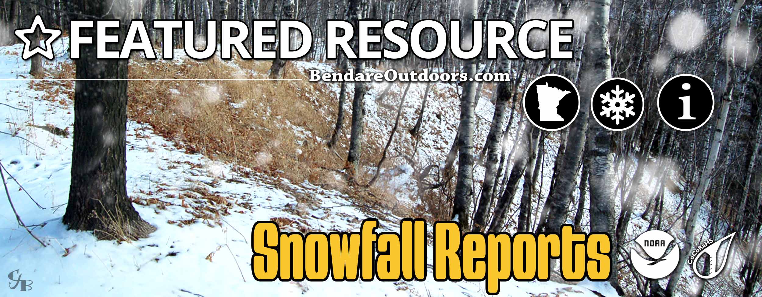 Minnesota Snowfall Reports by Bendare Outdoors